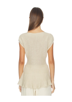 DL1961 DL Anok Knit Top in Tan. Size XS. Also in S, M, L.