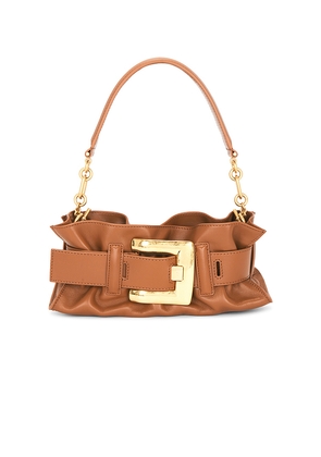 BALMAIN Mini Anthem Bag in Burnt Orange.