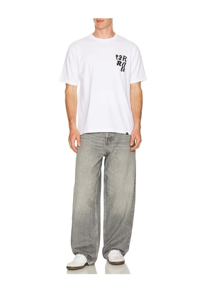 By Parra Why Are You Here T-Shirt in White. Size S. Also in M, L, XL/1X, XXL/2X.