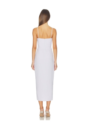 Amanda Uprichard Lyra Midi Dress in Lavender. Size XS. Also in L, M, S, XL.