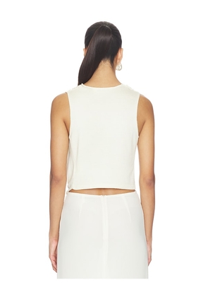 Aya Muse Esme Top in Cream. Size XS. Also in S, M.