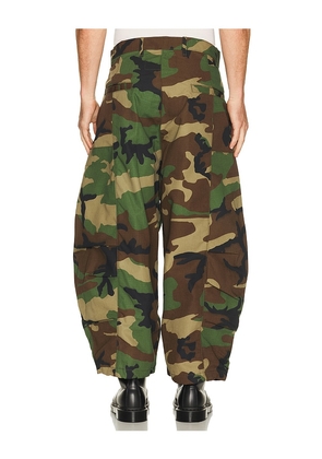 Art Community Parachute USA Pants in Brown,Army. Size 30. Also in 32, 34.