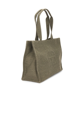 ANINE BING Lara Tote Bag in Sage.
