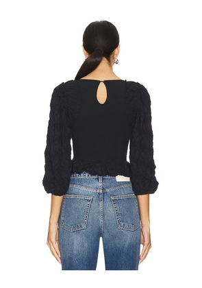 Free People Oliva Top in Black. Size S. Also in M.