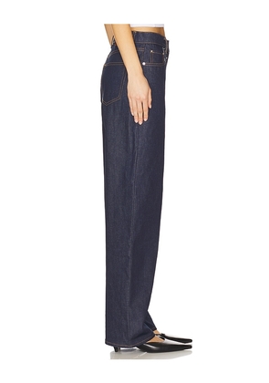 GRLFRND Bella Low Rise Boyfriend Jeans in Blue. Size 23. Also in 24, 27.