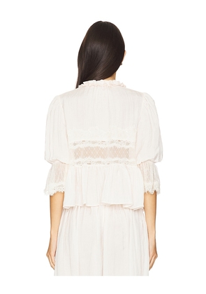 Free People x Intimately FP Forever Young Bed Jacket In White Alyssum in Ivory. Size M. Also in L, XL.
