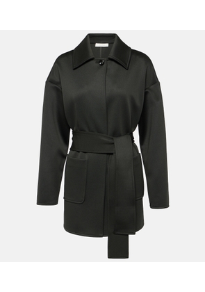 Max Mara Rauche neoprene belted minidress