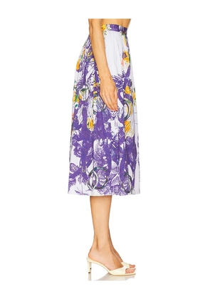 Falguni Shane Peacock x REVOLVE Gathered Skirt in Blue. Size S. Also in L.