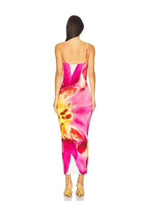 Feners Lagarta Dress in Fuchsia. Size S. Also in XS, M.