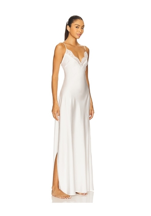 homebodii Sian Long Slip in White. Size L. Also in M, S, XS.