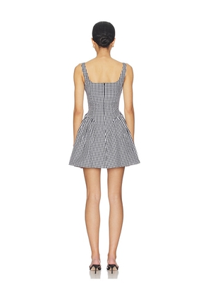 FAITHFULL Marcella Mini Dress in Black,White. Size S. Also in XS, M, L, XL.