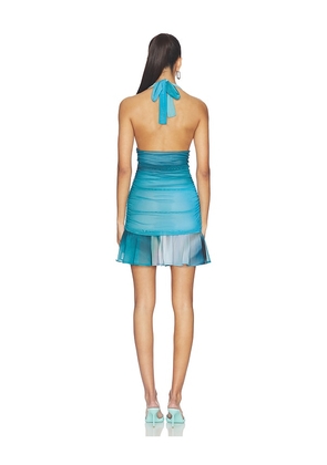 Feners Solita Dress in Teal,White. Size S. Also in XS.