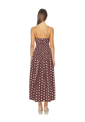 Juillet Amelia Dress in Brown. Size XS. Also in L, M, S, XL.