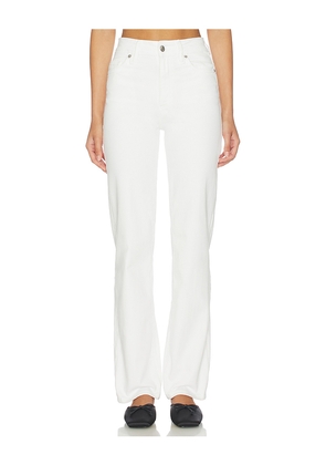 Good American Good True Straight Jeans in White. Size 00. Also in 0, 2, 4, 6, 8, 10, 12, 14.