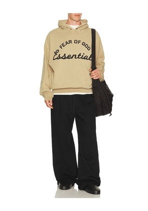 Fear of God ESSENTIALS Training 90's Hoodie in Brown. Size XS. Also in S, M, L, XL/1X, XXL/2X, XXXL/3X.