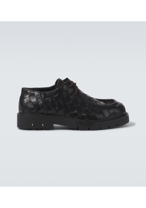 Bottega Veneta Haddock Intrecciato leather Derby shoes