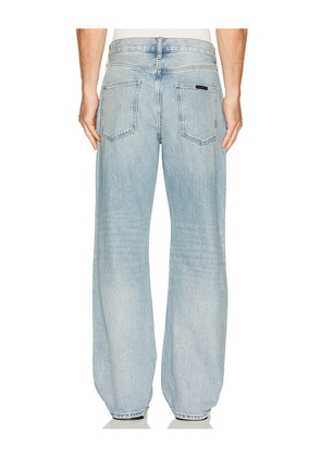Fear of God ESSENTIALS Denim 5 Pocket Jeans in Blue. Size 29. Also in 28, 30, 32.