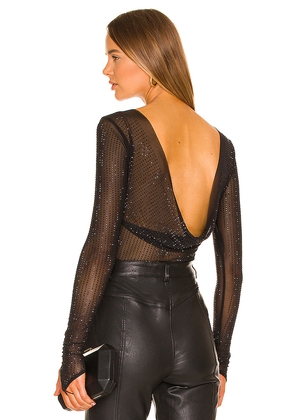 OW Collection Mesha Blouse in Black. Size M. Also in XS, S.