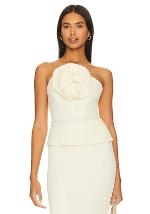 LPA Romola Strapless Top in Cream. Size S. Also in M.