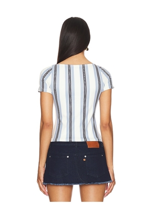 Miaou Olivia Top in Blue. Size S. Also in M.