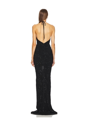 Michael Costello x REVOLVE Astoria Gown in Black. Size M. Also in S.