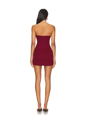 Lovers and Friends Drew Mini Dress in Burgundy. Size XL. Also in M.