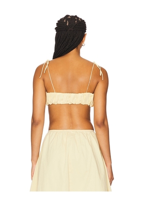 LIONESS Intuition Bubble Top in Lemon. Size M. Also in L.