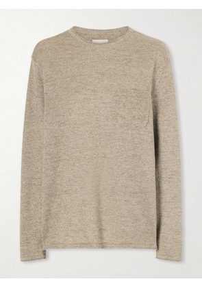 Aimé Leon Dore - Linen, Alpaca, Cotton And Wool-blend Sweater - Neutrals - x small,small,medium