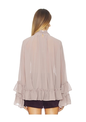 MORE TO COME Mirra Top in Mauve. Size S. Also in XS, XXS.