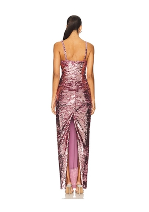 L'AGENCE Karma Sequin Maxi Dress in Lavender. Size 10. Also in 00, 0.