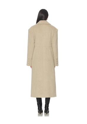 LAMARQUE Aaliyah Coat in Beige. Size M. Also in S, XS.