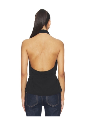 MORE TO COME Lincoln Top in Black. Size M. Also in XS, XXS, S, L, XL.