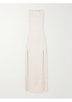 STAUD - Linen-blend Maxi Dress - Neutrals - x small,small,medium,large,x large