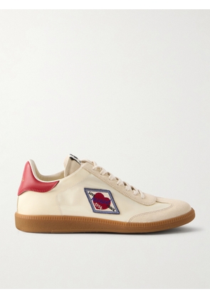 Isabel Marant - Kaycee Appliquéd Leather Sneakers - Neutrals - FR36,FR37,FR38,FR39,FR40,FR41