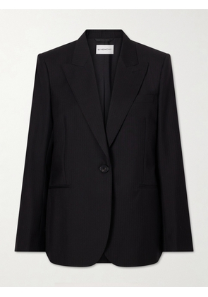 Givenchy - Pinstriped Wool Blazer - Black - FR 34,FR 36,FR 38,FR 40,FR 42