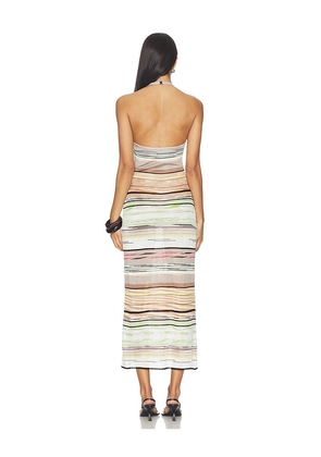 Missoni Sleeveless Long Dress in White. Size 42/6. Also in 40/4, 44/8.