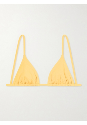 Eres - Les Essentiels Mouna Triangle Bikini Top - Yellow - FR 38,FR 40,FR 42,FR 44