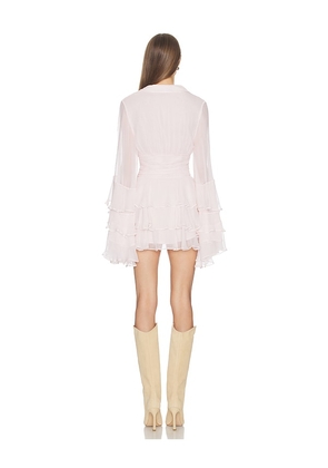 LOBA Leah Mini Dress in Pink. Size XXS. Also in XS.