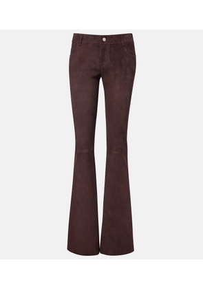 Stouls Pawlonia suede flared pants