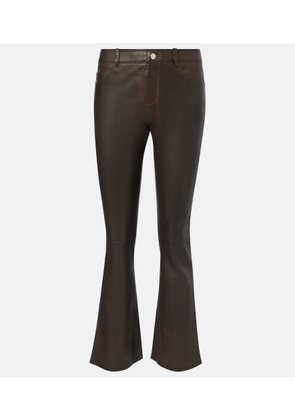Stouls Dean 22 leather flared pants