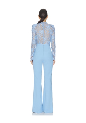 Nadine Merabi Maddie Blue Jumpsuit in Baby Blue. Size 10/L. Also in 12/XL, 2/XS, 4/S, 6/SM, 8/M.