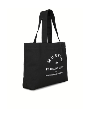 Museum of Peace and Quiet Museum By Pq Tote Bag in Black.