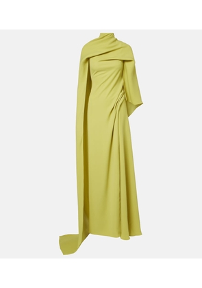 Marmar Halim Caped draped gown