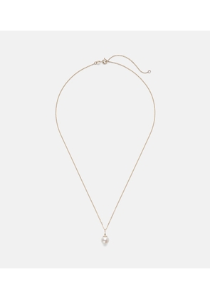 Stone and Strand Essential 18kt gold necklace with pearl