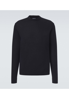 Giorgio Armani x Alanui cashmere and silk polo shirt