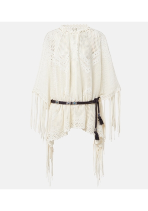 Isabel Marant Metilia belted crochet minidress