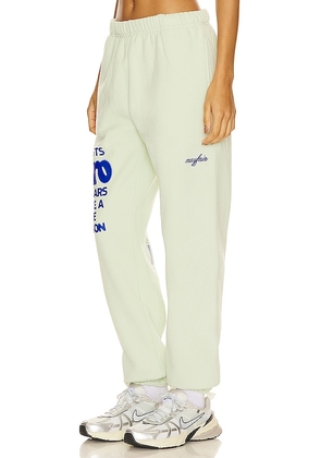 The Mayfair Group It Costs $0.00 Sweatpants in Mint. Size S/M. Also in XS.