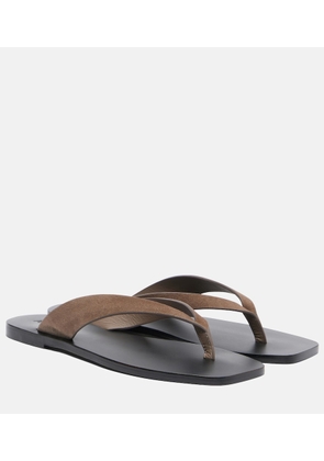 A.Emery Kinto suede thong sandals