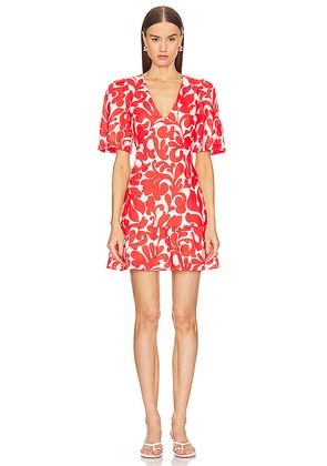 Rhode Mariana Dress in Red. Size 6. Also in 4, 8.