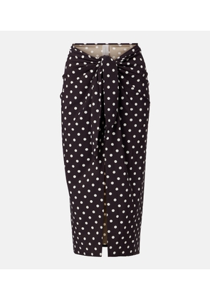 Karla Colletto Polka-dot beach cover-up